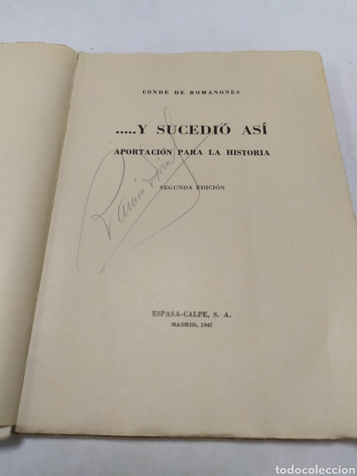 Libros de segunda mano: Y sucedi&oacute; as&iacute;, Espasa Calpe, 1947 - Foto 3