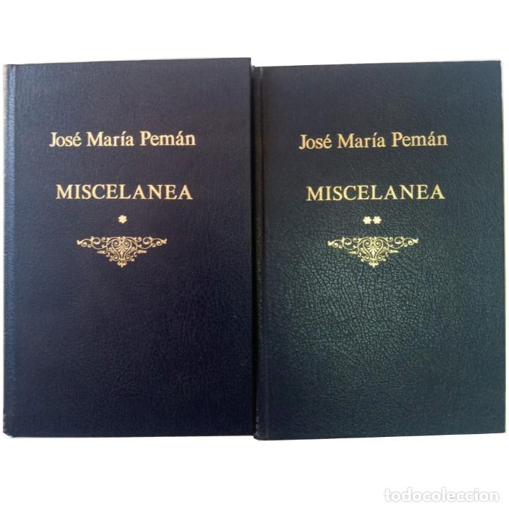 Libros de segunda mano: MISCEL&Aacute;NEA. Tomos I y II. Pem&aacute;n, Jos&eacute; Mar&iacute;a - Foto 1