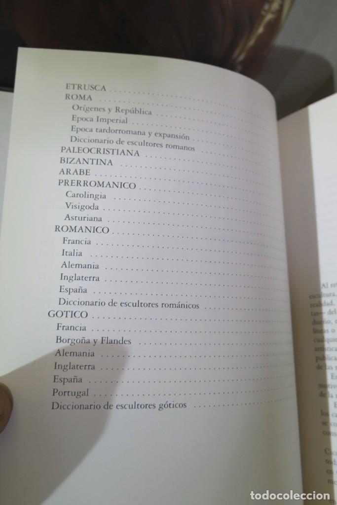 Libros de segunda mano: LA ESCULTURA. DE LA PREHISTORIA AL G&Oacute;TICO. 2 TOMOS - Foto 3