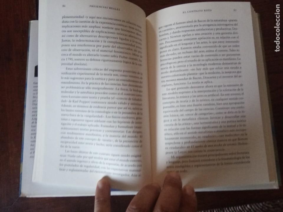 Libros de segunda mano: Presencias reales. - george steiner. - Foto 3