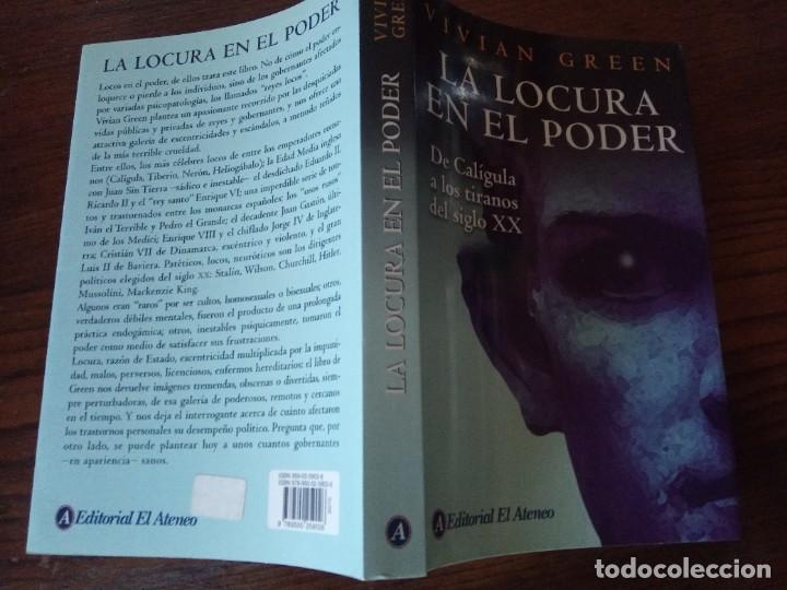 Libros de segunda mano: LA LOCURA EN EL PODER.-VIVIAN GREEN. - Foto 2