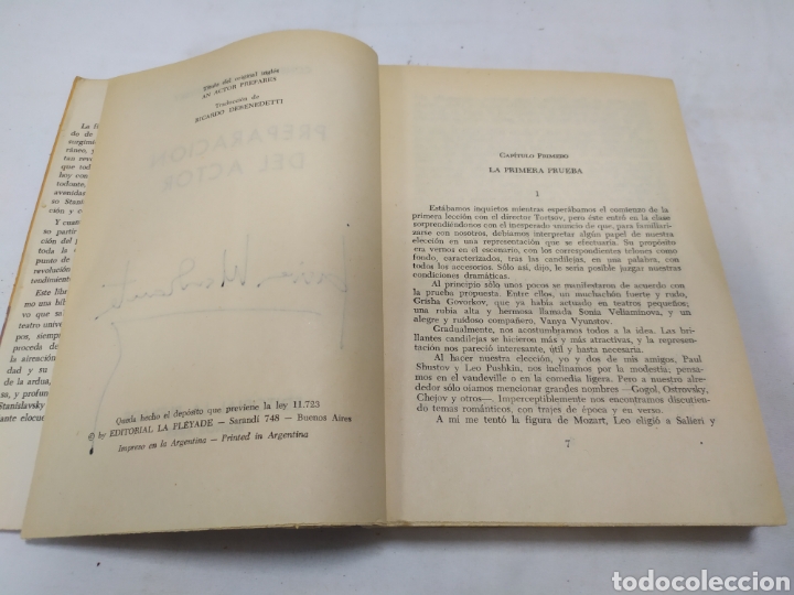 Libros de segunda mano: Preparaci&oacute;n del actos, C. Stanislavsky - Foto 3