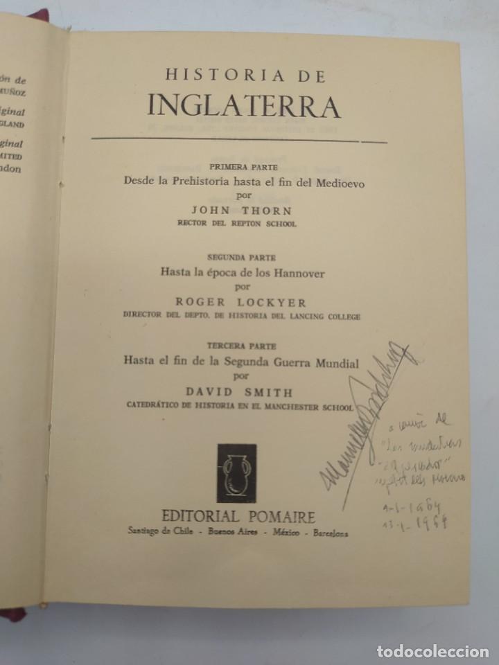 Libros de segunda mano: HISTORIA DE INGLATERRA. ED. POMAIRE. 1963. - Foto 2