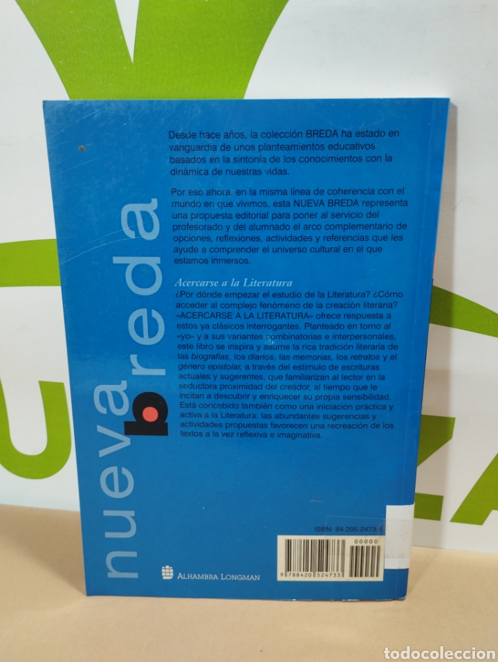 Libros de segunda mano: Acercarse a la literatura. Nueva breda. - Foto 2