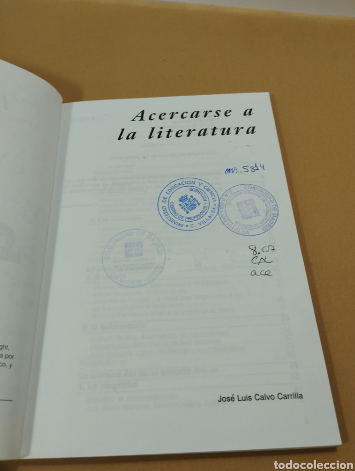 Libros de segunda mano: Acercarse a la literatura. Nueva breda. - Foto 4