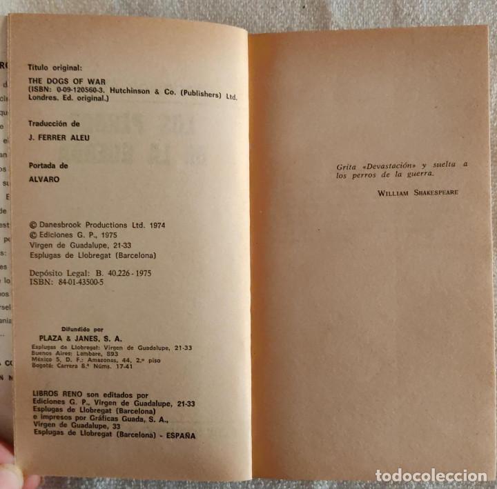 Libros de segunda mano: Los perros de la guerra. - Foto 4