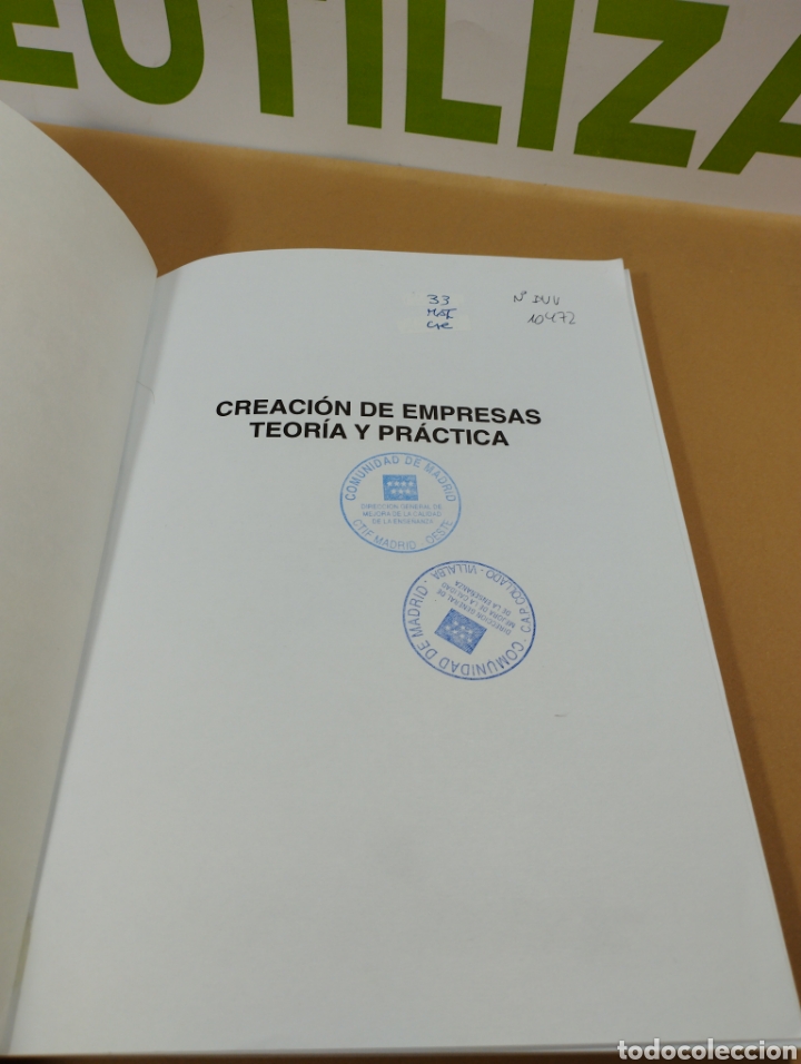 Libros de segunda mano: Creaci&oacute;n de empresas teor&iacute;a y pr&aacute;ctica. Mcgraw Hill. - Foto 3