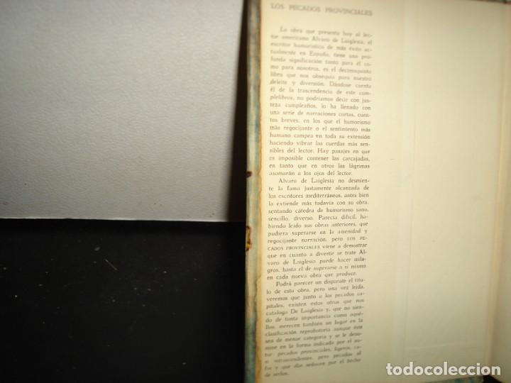 Libros de segunda mano: 16- LOS PECADOS PROVINCIALES - &Aacute;LVARO DE LAIGLESIA - 1963 - Foto 3