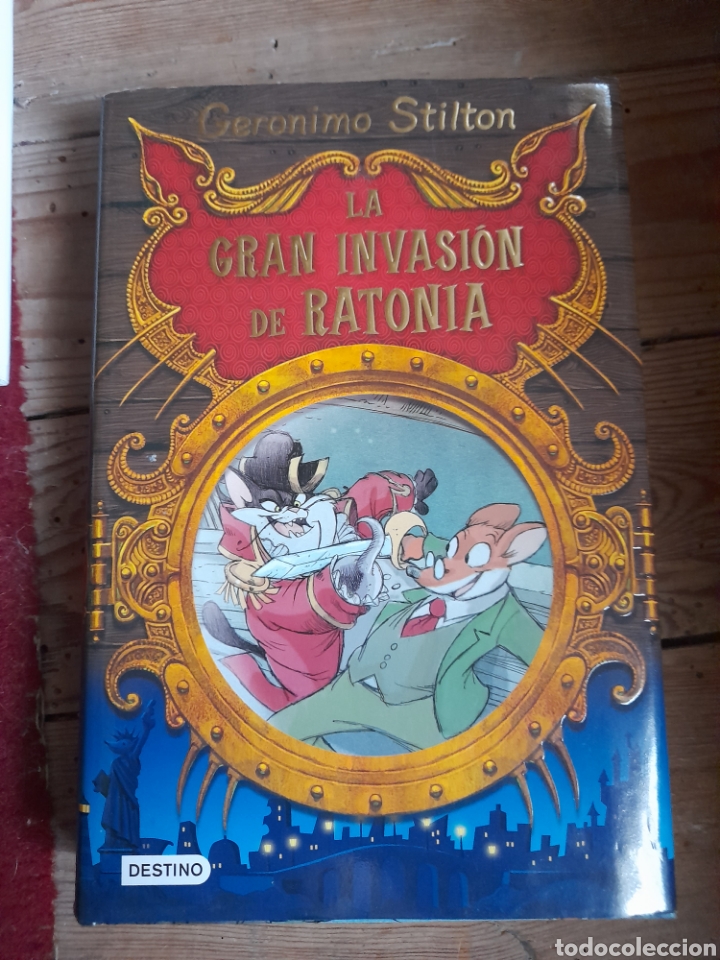 Libros de segunda mano: Geronimo Stilton. La gean invasi&oacute;n de Ratonia. - Foto 1