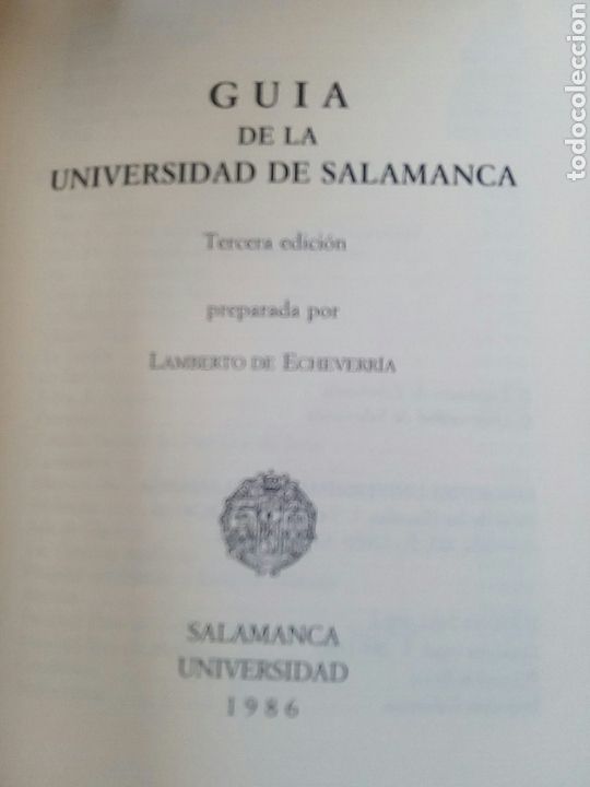 Libros de segunda mano: Guia de la Universidad de Salamanca - Foto 3
