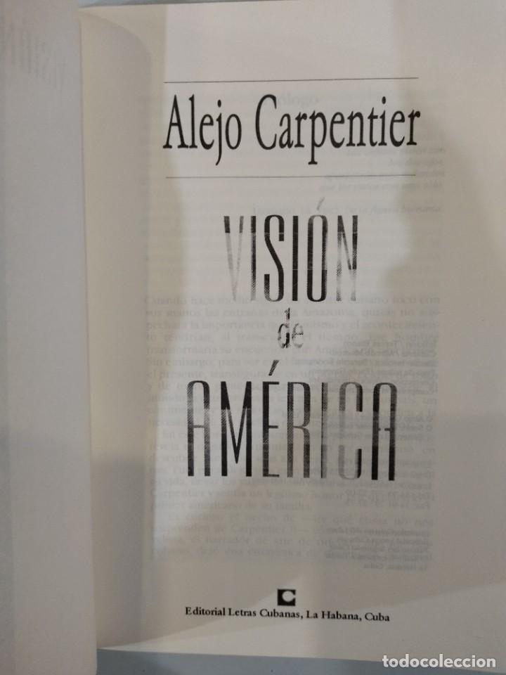 Libros de segunda mano: Visi&oacute;n de Am&eacute;rica - Alejo Carpentier - Foto 2