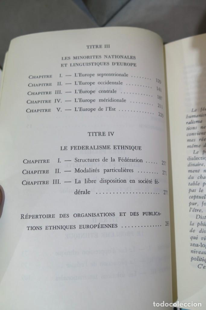 Libros de segunda mano: L&acute;EUROPE DES ETHNIES. HERAUD - Foto 3