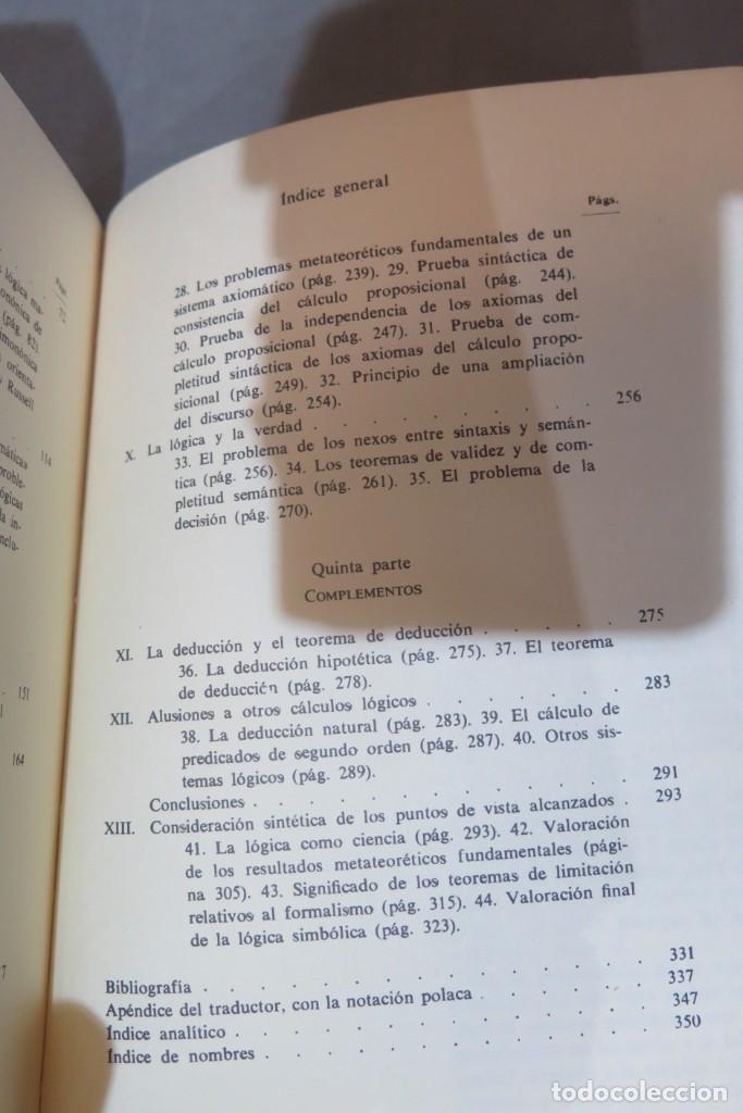 Libros de segunda mano: LA LOGICA SIMBOLICA. AGAZZI EVANDRO - Foto 4