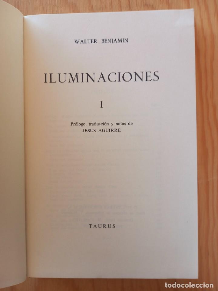 Libros de segunda mano: ILUMINACIONES 1 - WALTER BENJAMIN - ED. TAURUS - 1971 - Foto 4