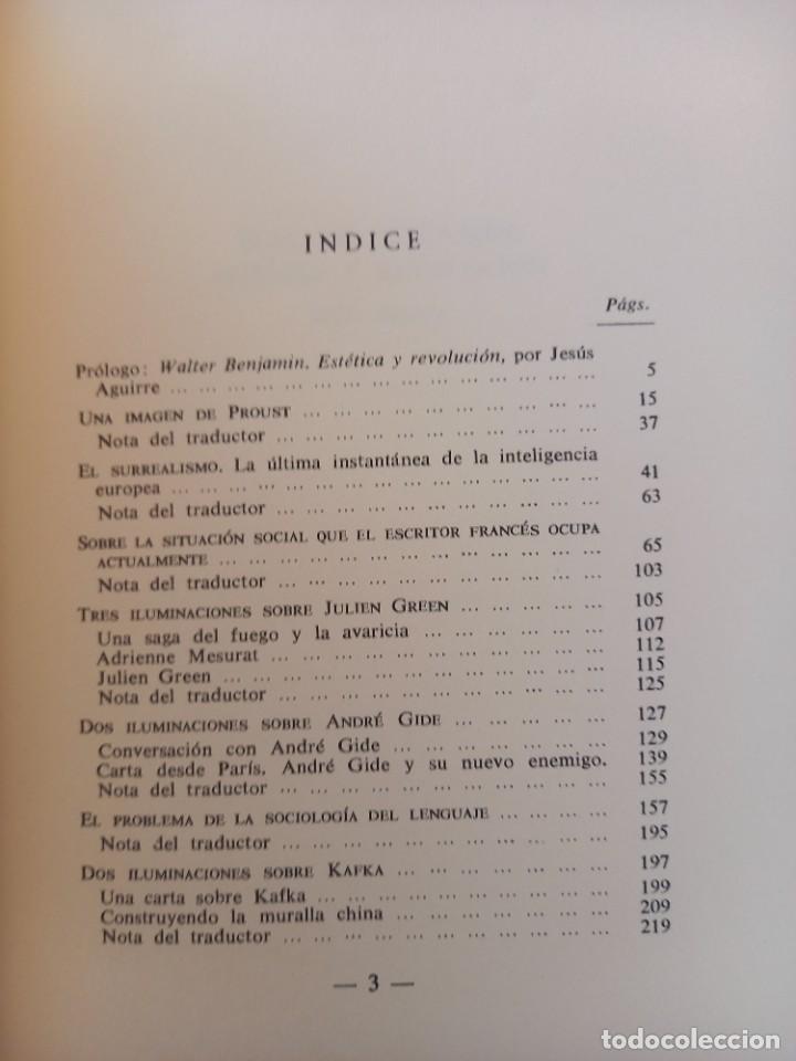 Libros de segunda mano: ILUMINACIONES 1 - WALTER BENJAMIN - ED. TAURUS - 1971 - Foto 6