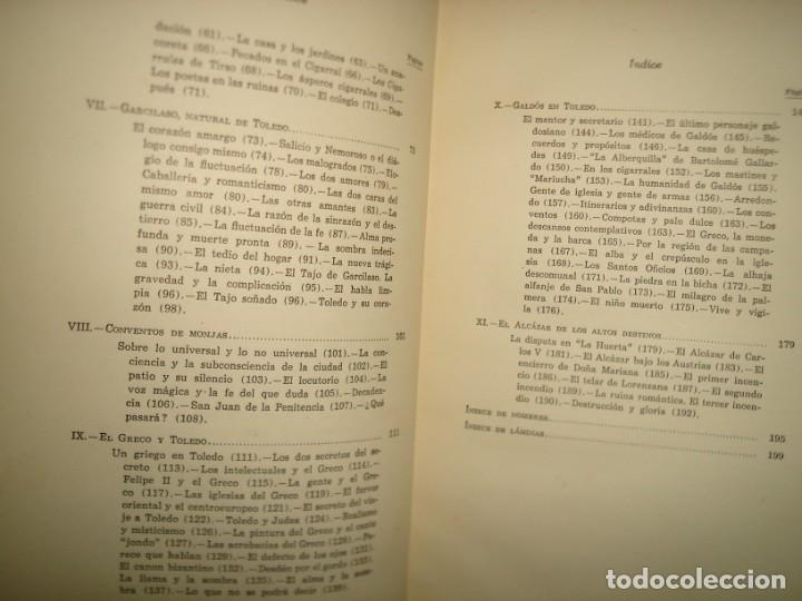 Libros de segunda mano: 171- ELOGIO Y NOSTALGIA DE TOLEDO - G. MARA&Ntilde;&Oacute;N - 1958 - Foto 6