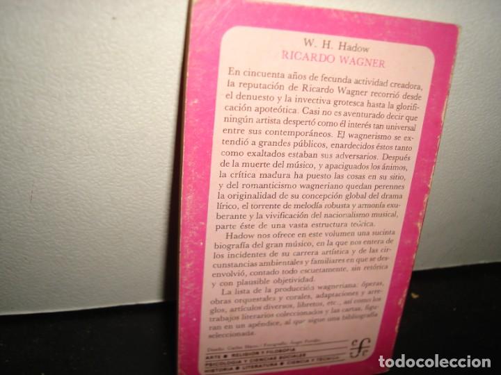 Libros de segunda mano: 32- RICARDO WAGNER - W. H. HADOW - Foto 3