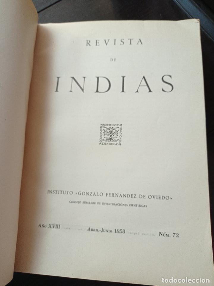 Libros de segunda mano: REVISTA DE INDIAS - A&Ntilde;O 1958 COMPLETO - Foto 6