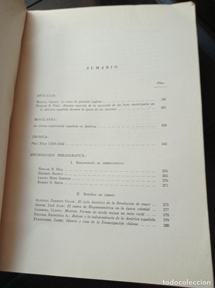 Libros de segunda mano: REVISTA DE INDIAS - A&Ntilde;O 1958 COMPLETO - Foto 7