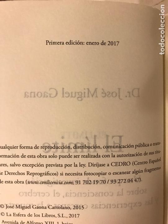 Libros de segunda mano: El l&iacute;mite. Dr. Jos&eacute; Miguel Gaona. - Foto 3