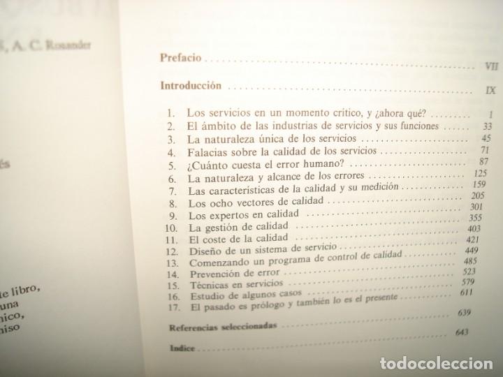 Libros de segunda mano: 34- LA B&Uacute;SQUEDA DE LA CALIDAD EN LOS SERVICIOS - A. C. ROSANDER - Foto 4