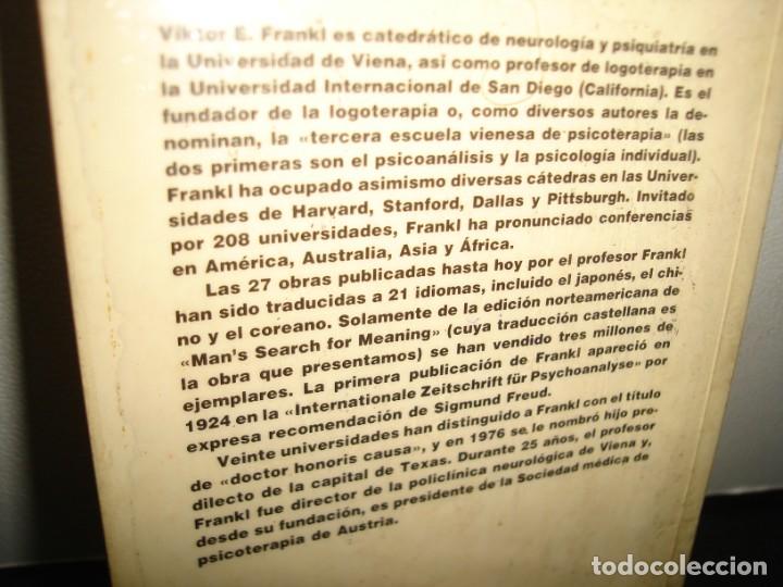 Libros de segunda mano: 34- EL HOMBRE EN BUSCA DE SENTIDO - VIKTOR E. FRANKL - Foto 3