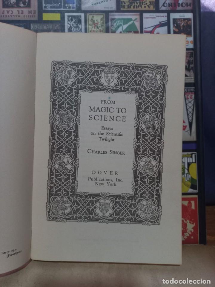 Libros de segunda mano: Charles Singer - From Magic To Science - 1958 - Foto 3