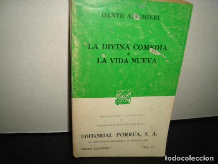 Libros de segunda mano: 34- LA DIVINA COMEDIA / LA VIDA NUEVA - DANTE ALIGHIERI - Foto 1
