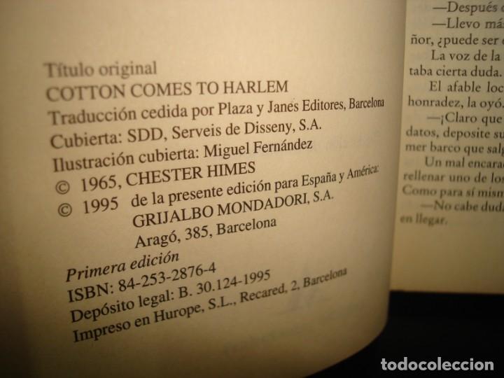 Libros de segunda mano: 34- ALGOD&Oacute;N EN HARLEM - CHESTER HIMES - Foto 4