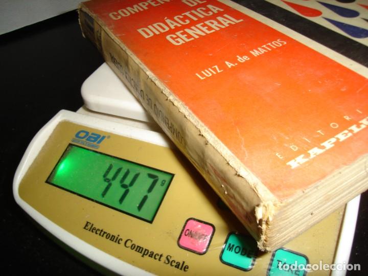 Libros de segunda mano: 34- COMPENDIO DE DID&Aacute;CTICA GENERAL - LUIZ A. DE MATTOS - Foto 2
