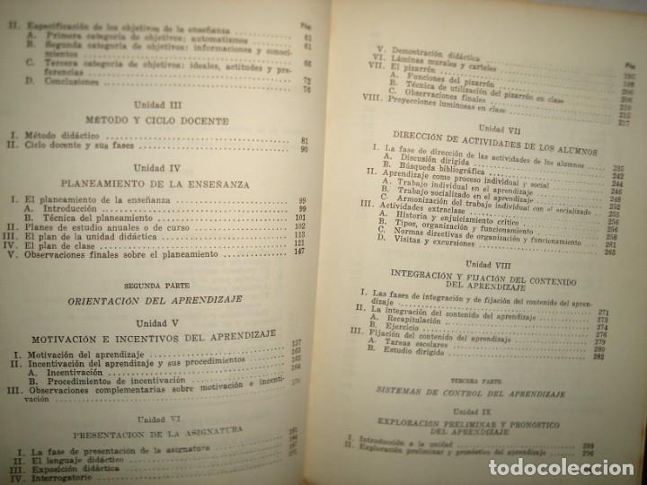 Libros de segunda mano: 34- COMPENDIO DE DID&Aacute;CTICA GENERAL - LUIZ A. DE MATTOS - Foto 4
