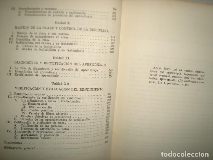 Libros de segunda mano: 34- COMPENDIO DE DID&Aacute;CTICA GENERAL - LUIZ A. DE MATTOS - Foto 5