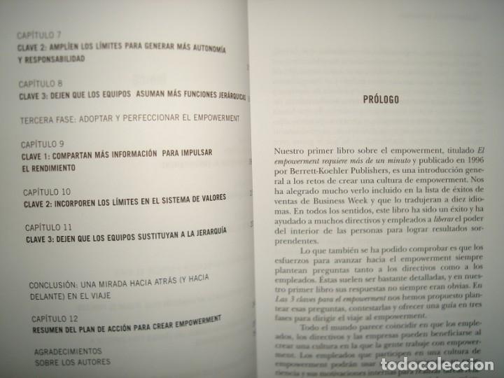 Libros de segunda mano: 34- LAS 3 CLAVES PARA EL EMPOWERMENT - KEN BLANCHARD - Foto 5