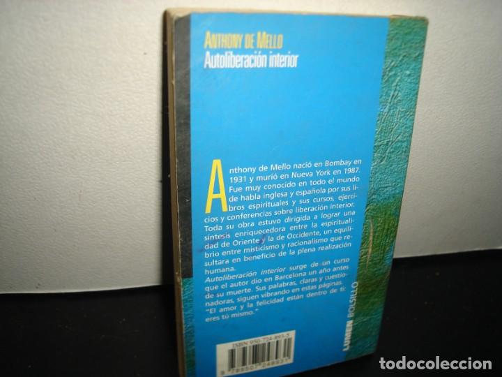Libros de segunda mano: 34- AUTOLIBERACI&Oacute;N INTERIOR - ANTHONY DE MELLO - Foto 3