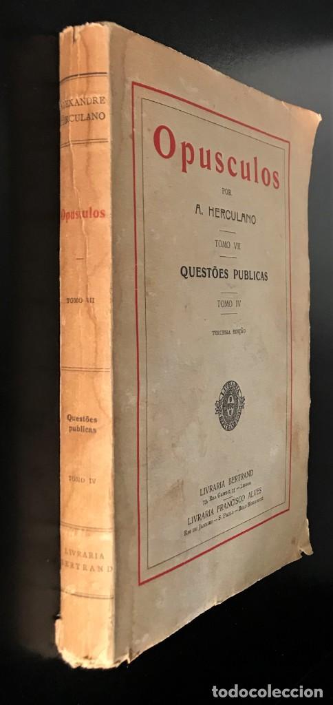 Libros de segunda mano: Op&uacute;sculos de Alexandre Herculano - Foto 6