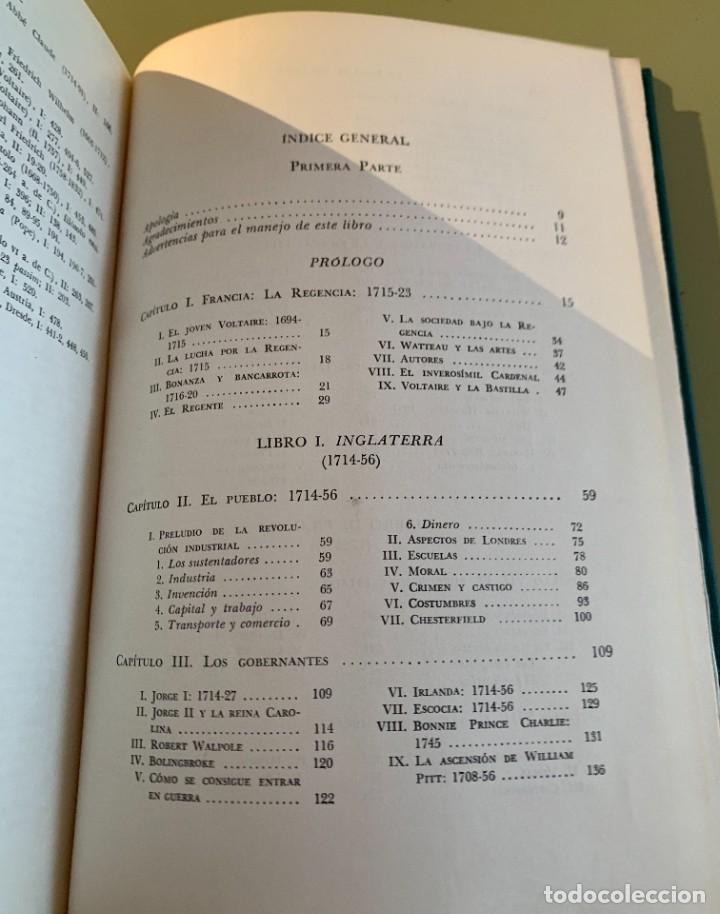 Libros de segunda mano: LA EDAD DE VOLTAIRE. Will y Ariel Durant, 1973 - Foto 5