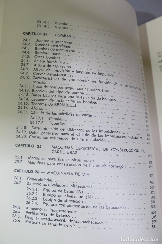 Libros de segunda mano: MAQUINARIA DE CONSTRUCCI&Oacute;N. D&iacute;az del R&iacute;o y Jaudenes - Foto 11