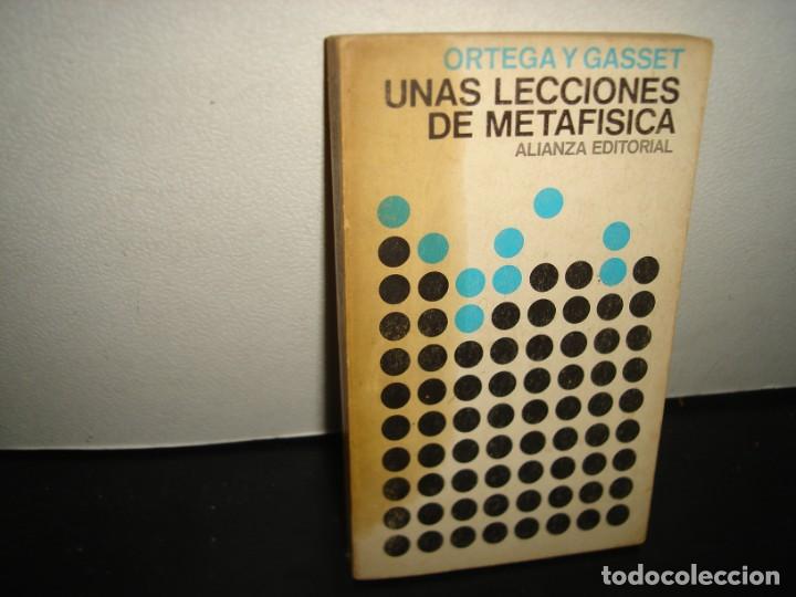 Libros de segunda mano: 35- UNAS LECCIONES DE METAF&Iacute;SICA - ORTEGA Y GASSET - Foto 1