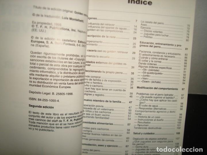 Libros de segunda mano: 35- EL GOLDEN RETRIEVER - JAMES E. WALSH JR. - Foto 3