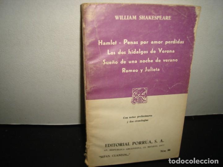 Libros de segunda mano: 35- WILLIAM SHAKESPEARE. VARIAS OBRAS - Foto 1