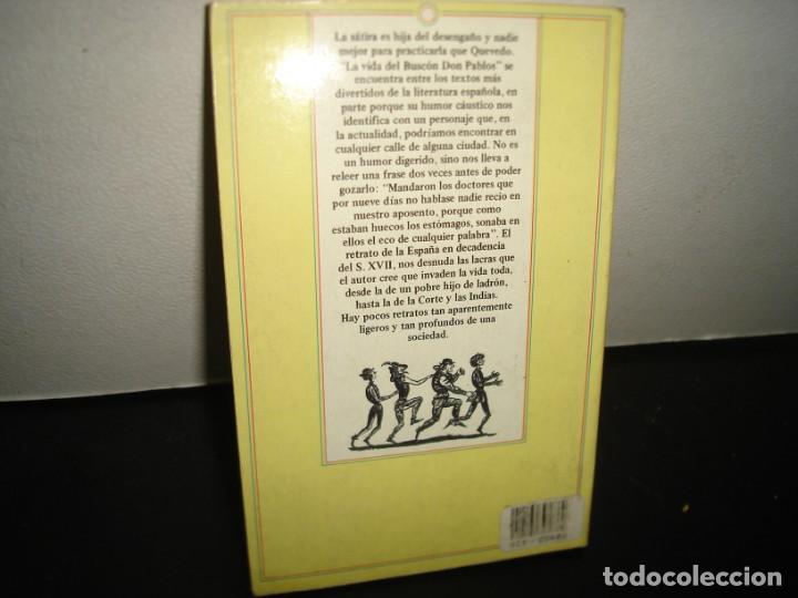 Libros de segunda mano: 35- HISTORIA DE LA VIDA DEL BUSC&Oacute;N - QUEVEDO - Foto 3