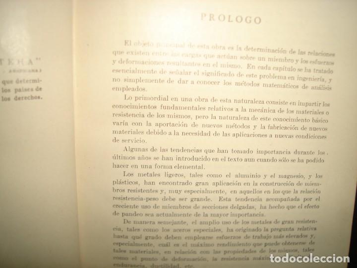 Libros de segunda mano: 170- RESISTENCIA DE MATERIALES - FRED B. SEELY - 1954 - Foto 7
