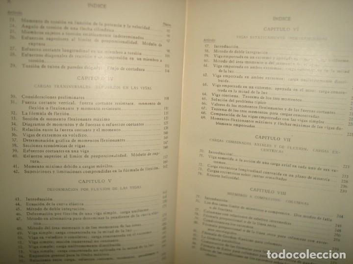 Libros de segunda mano: 170- RESISTENCIA DE MATERIALES - FRED B. SEELY - 1954 - Foto 9