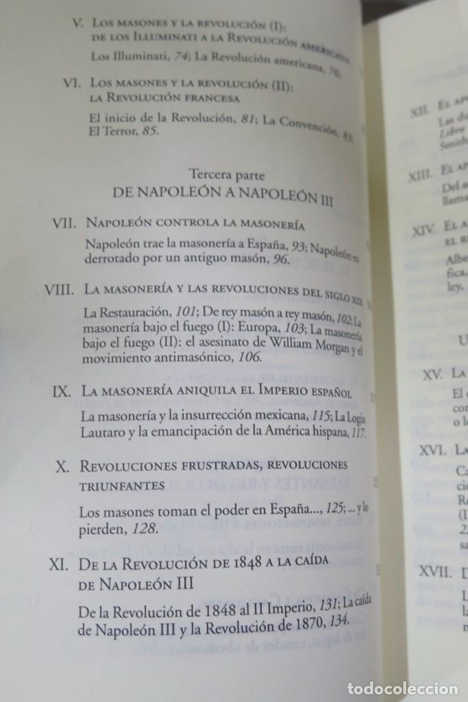 Libros de segunda mano: LOS MASONES. CESAR VIDAL - Foto 3