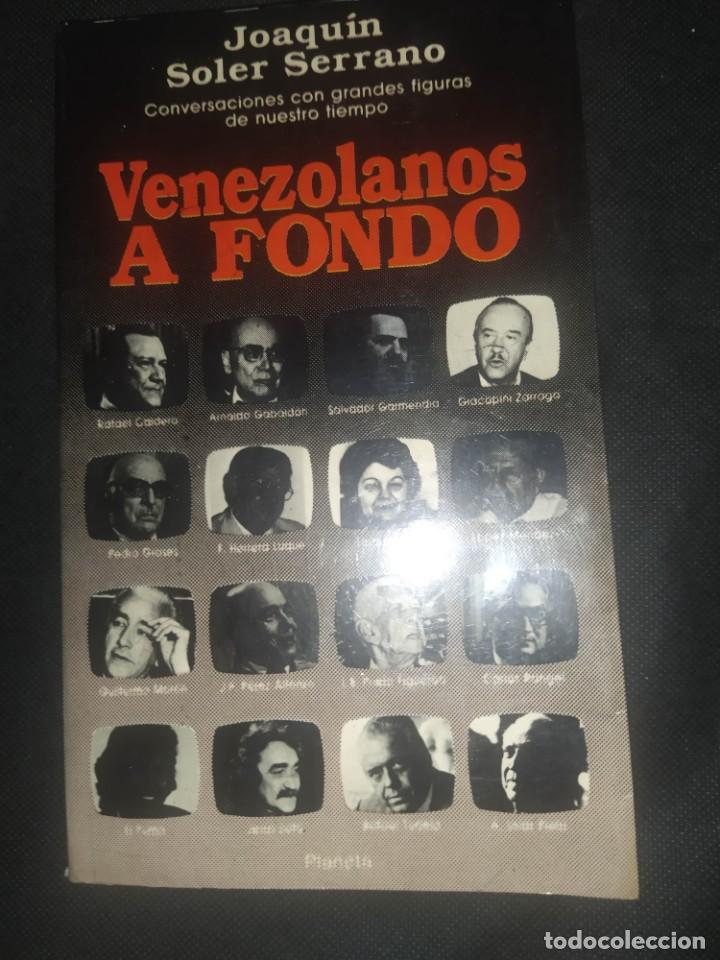 Libros de segunda mano: Venezolanos a Fondo - Joaqu&iacute;n Soler Serrano - Foto 1
