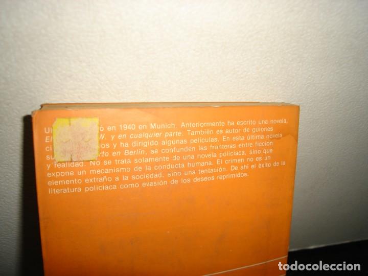 Libros de segunda mano: 37- UN MUERTO EN BERL&Iacute;N - ULF MIEHE - Foto 3