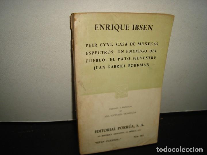 Libros de segunda mano: 37- ENRIQUE IBSEN OBRAS - Foto 1