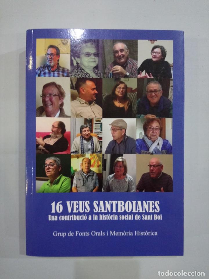 Libros de segunda mano: V.A. - 16 veus santboianes - Foto 1