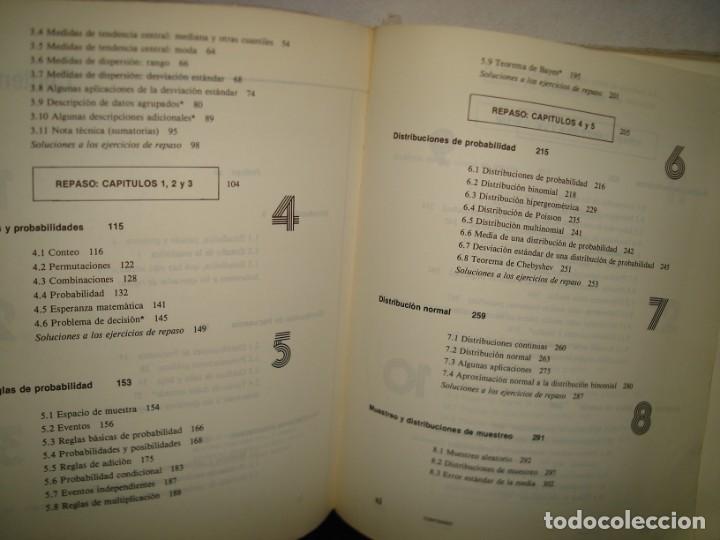 Libros de segunda mano: 37- ESTAD&Iacute;STICA - JOHN E. FREUND / RICHARD MANNING SMITH - Foto 4