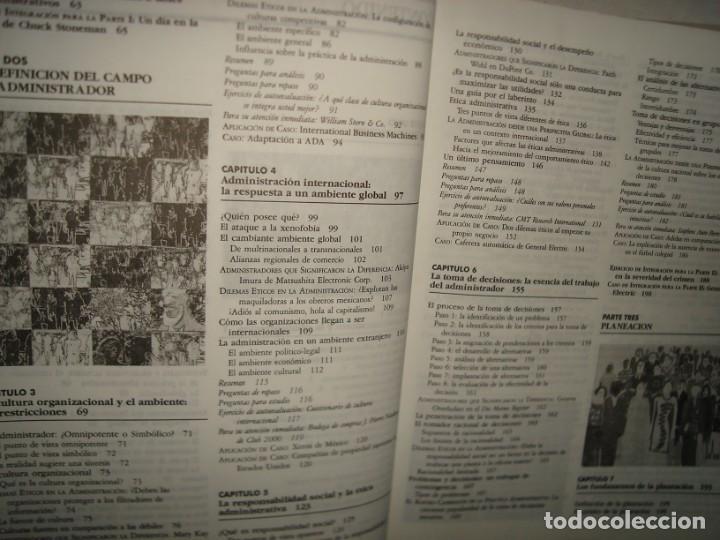 Libros de segunda mano: 38- ADMINISTRACI&Oacute;N. TEOR&Iacute;A Y PR&Aacute;CTICA - STEPHEN P. ROBBINS - Foto 4